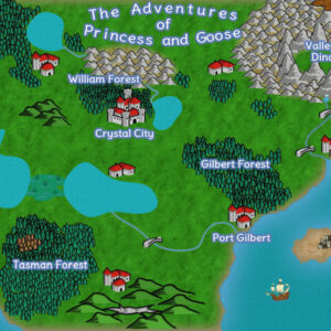 The Adventures of Princess and Goose World Map
