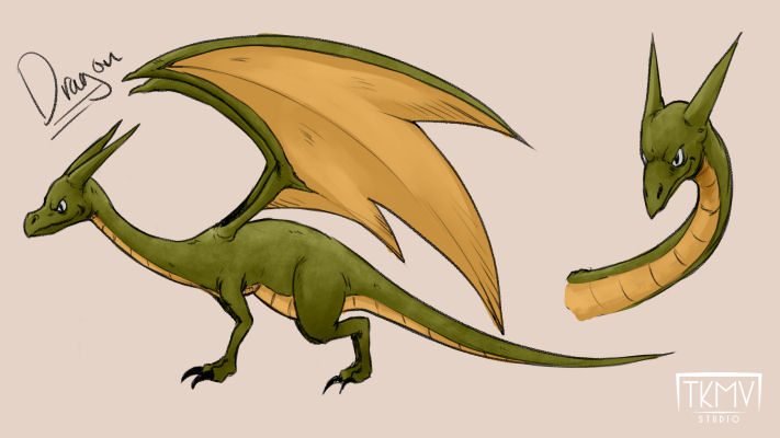 Dragon character design