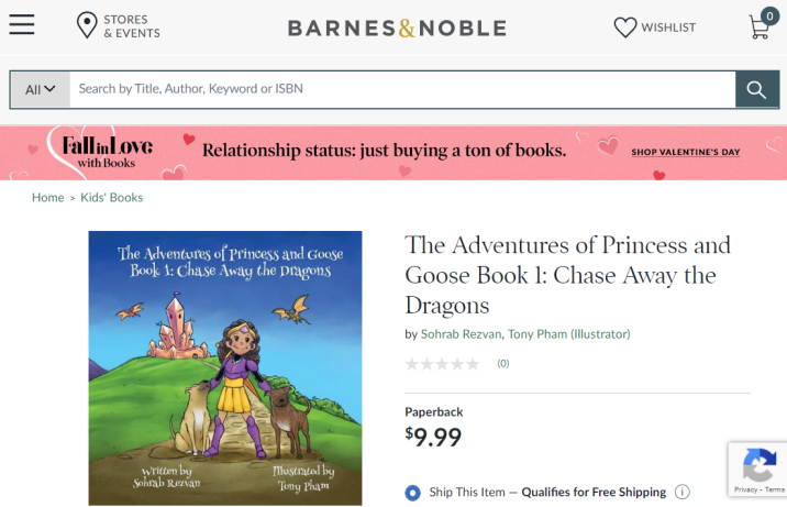 Barnes and Noble Screenshot